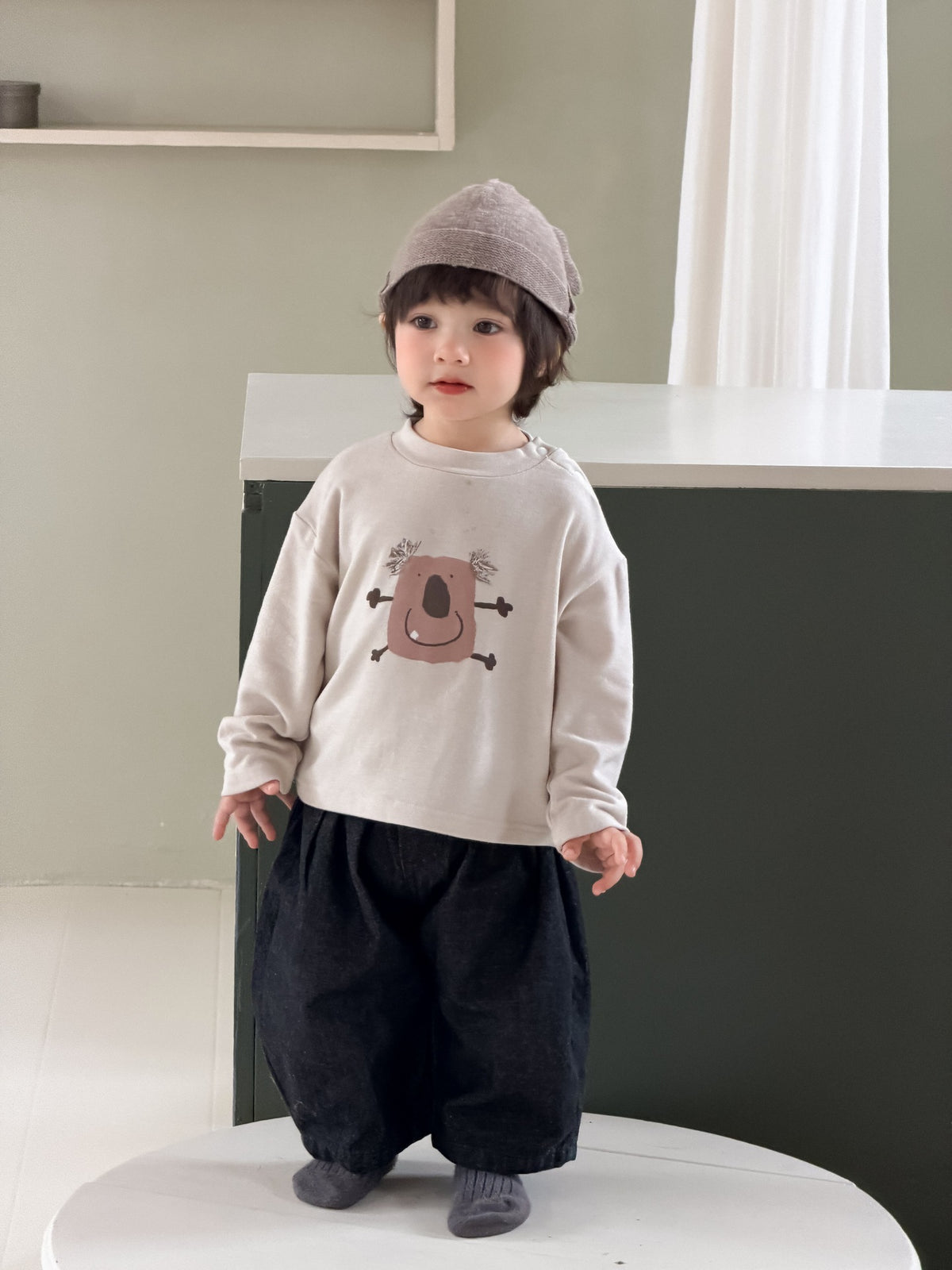 コアラプリントロングtシャツ