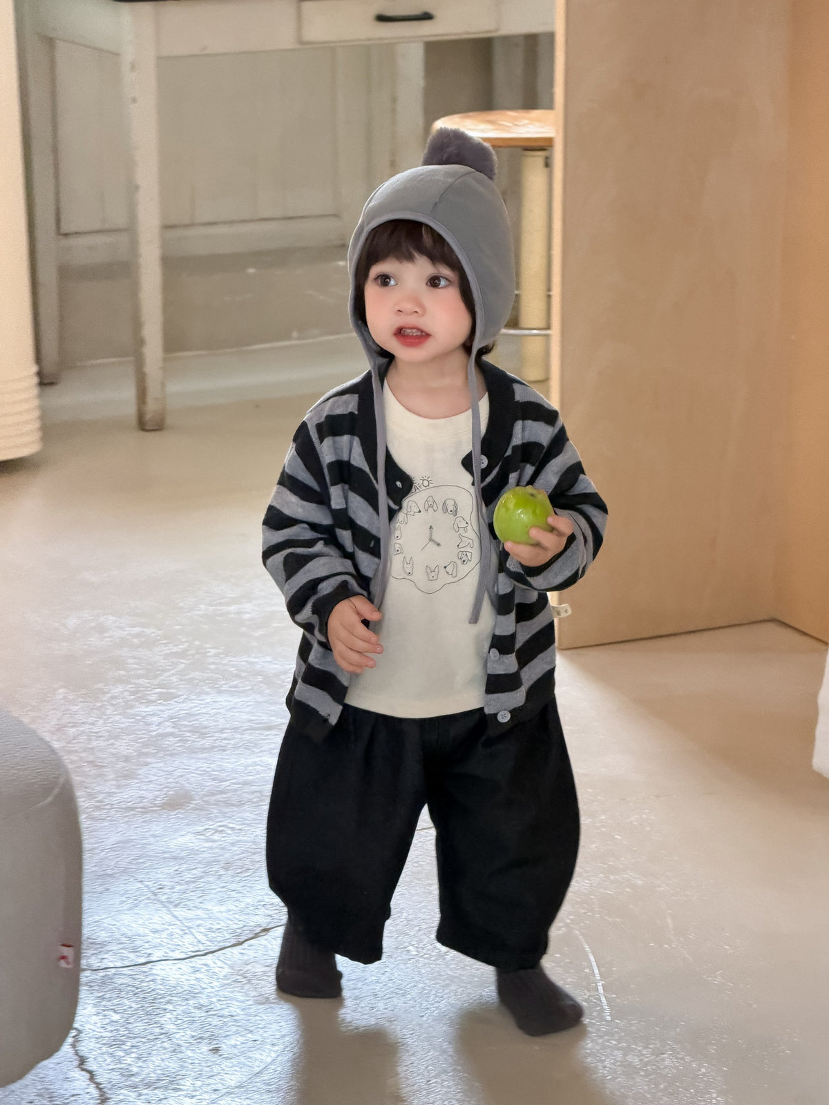 ドッグウォッチプリントコットンtシャツ