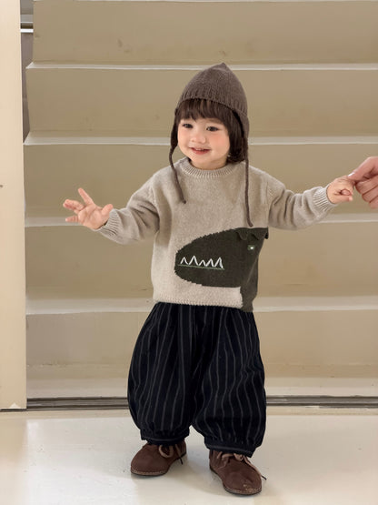 ストライプバルーンパンツ