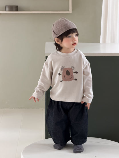 コアラプリントロングtシャツ