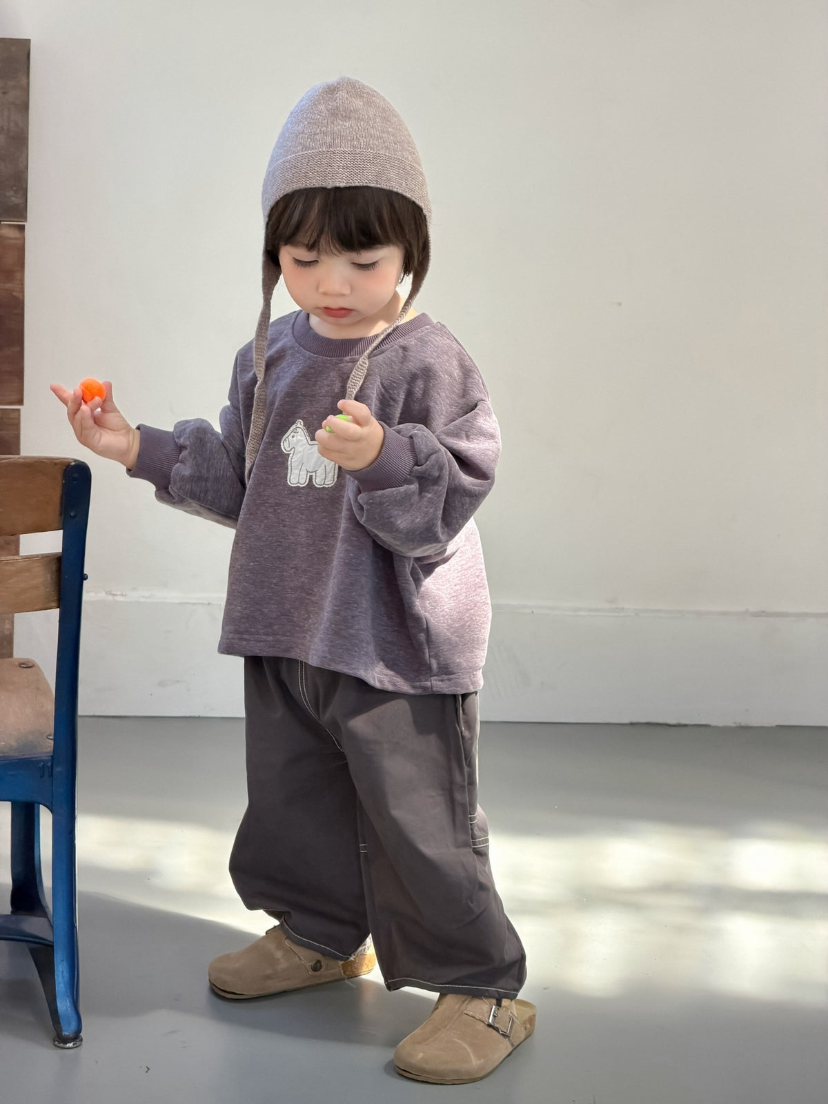 ステッチワイドパンツ