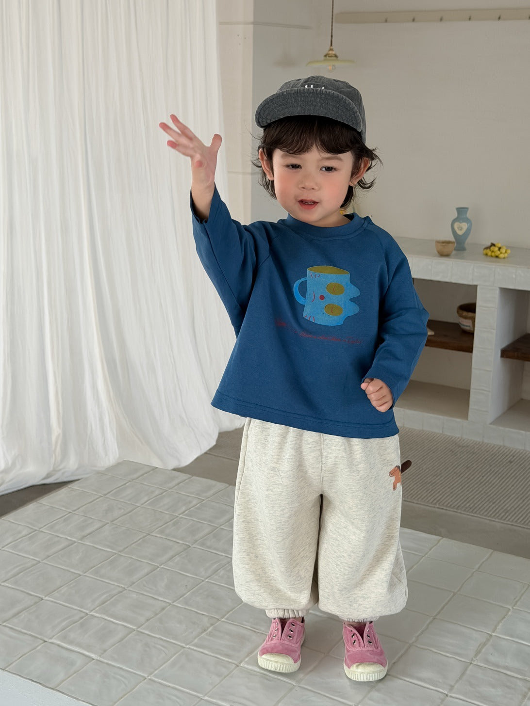 ポニーワッペンスウェットパンツ