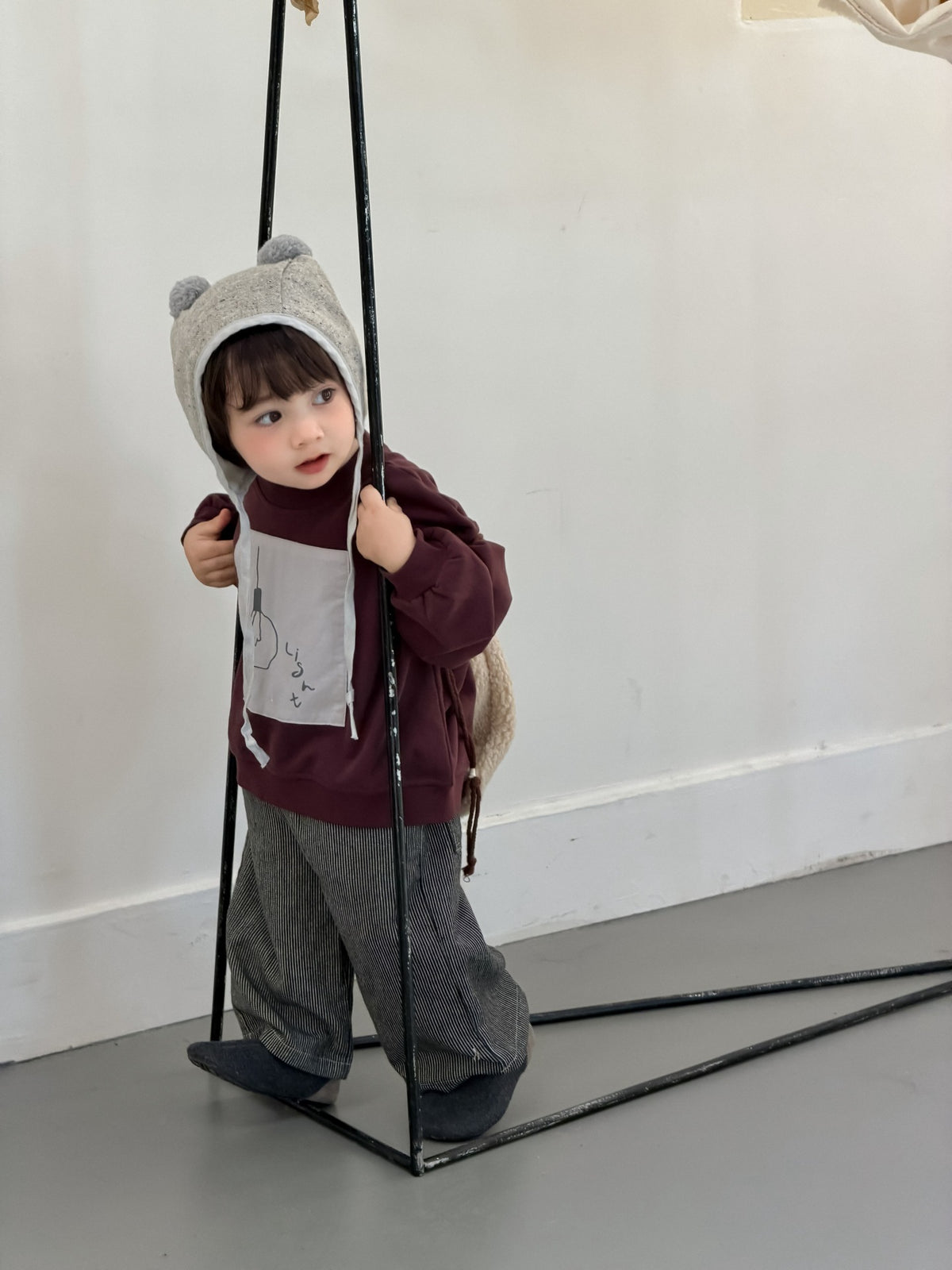 電球プリントスウェット