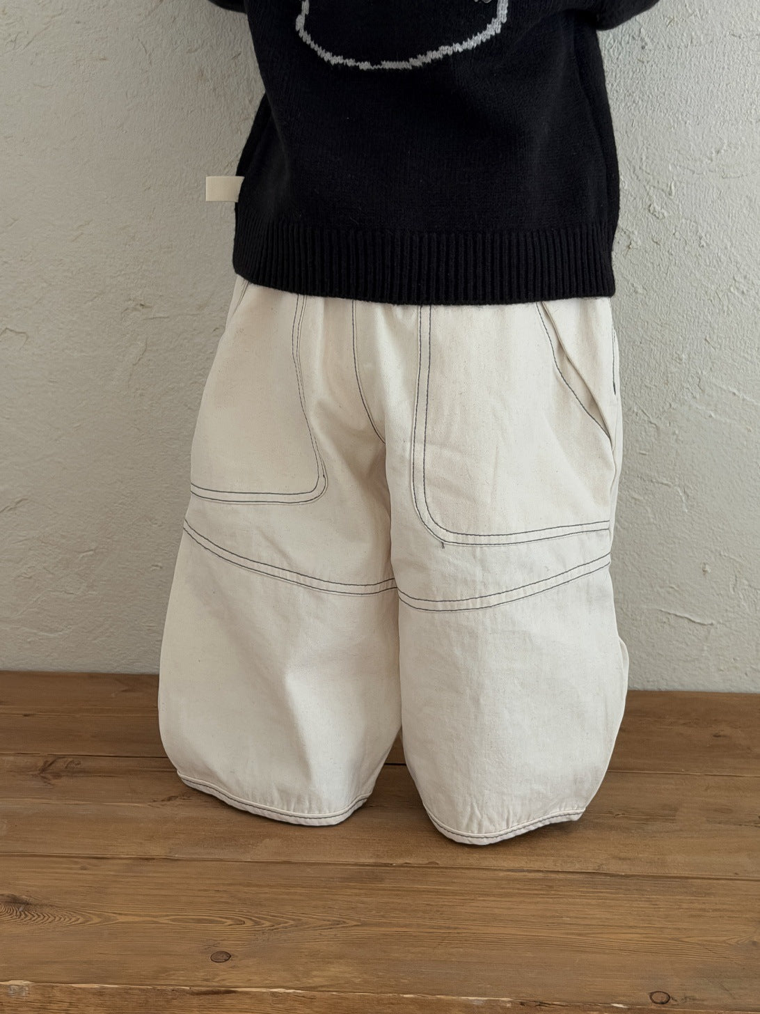 ステッチワイドパンツ