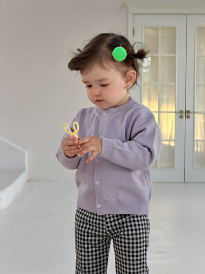 もこもこソフトクルーネックカーディガン