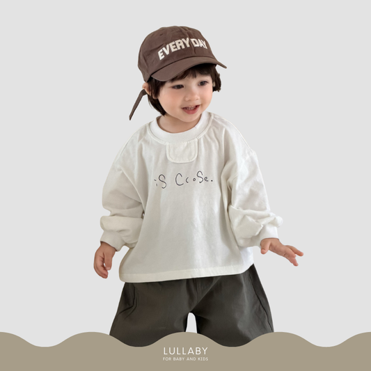 ロゴプリント長袖Tシャツ