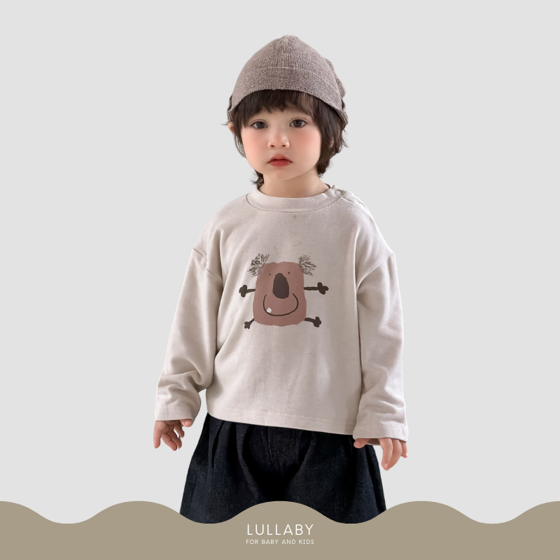 コアラプリントロングtシャツ