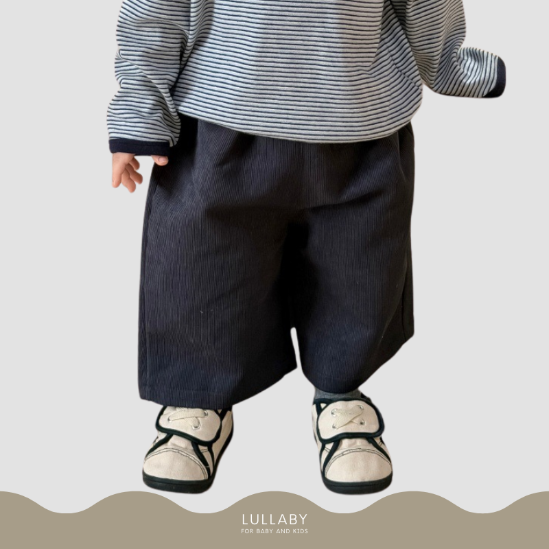 コーデュロイワイドパンツ