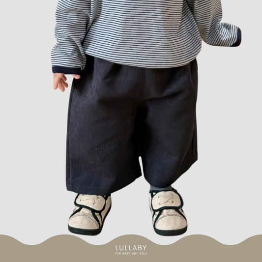 コーデュロイワイドパンツ